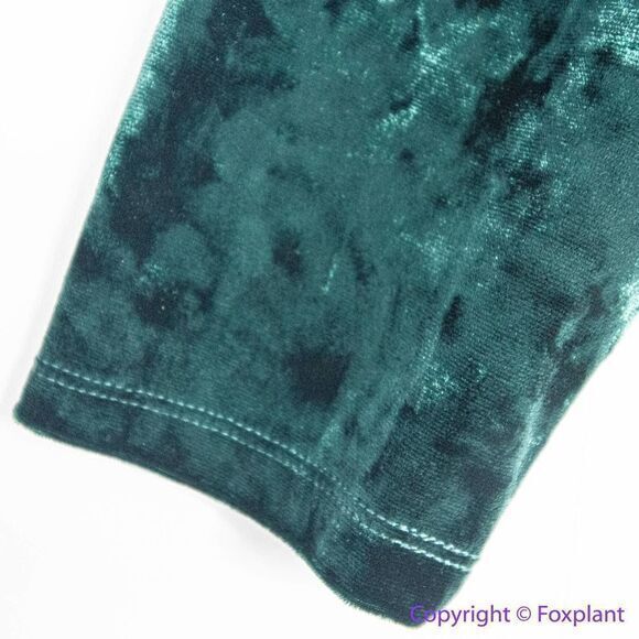 Eloquii dark green Crushed Velvet Dress, 18 - Picture 8 of 15
